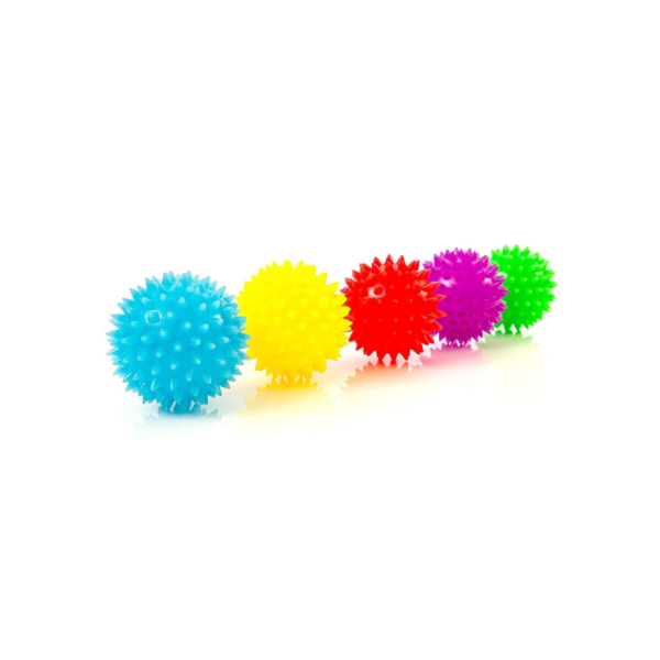 Spike Ball Set of 4 - Light and Sound Interactive Pet Toy - Image 2