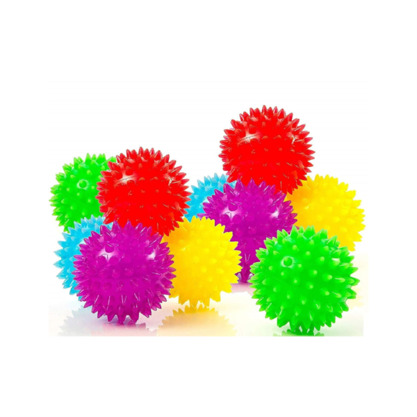 Spike Ball Set of 4 - Light and Sound Interactive Pet Toy